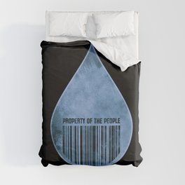 Water : Property of the People 2 Duvet Cover