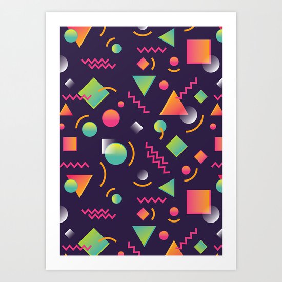 The 90's Art Print
