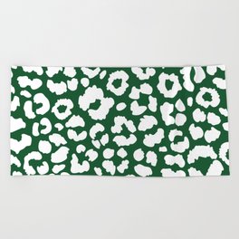 Animal Print | Green Beach Towel