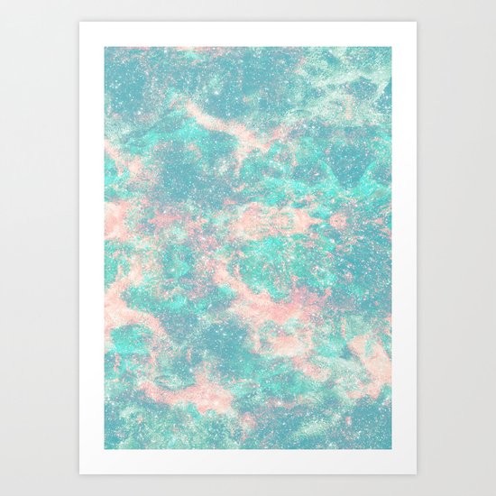 Ocean Foam In The Stars Art Print