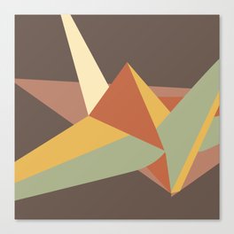 Abstract Crane Canvas Print
