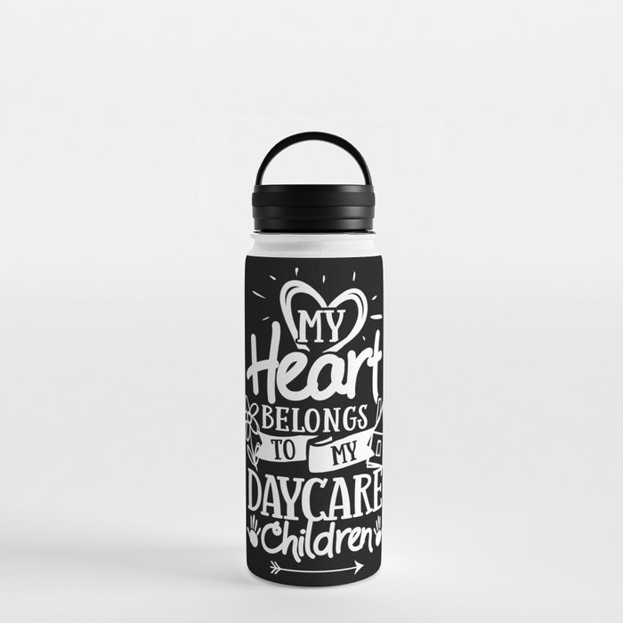 Daycare Provider Thank You Childcare Babysitter Water Bottle