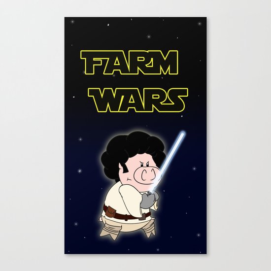 Farm Wars - Luke edition Canvas Print