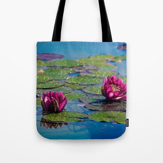 Two water lilies Tote Bag