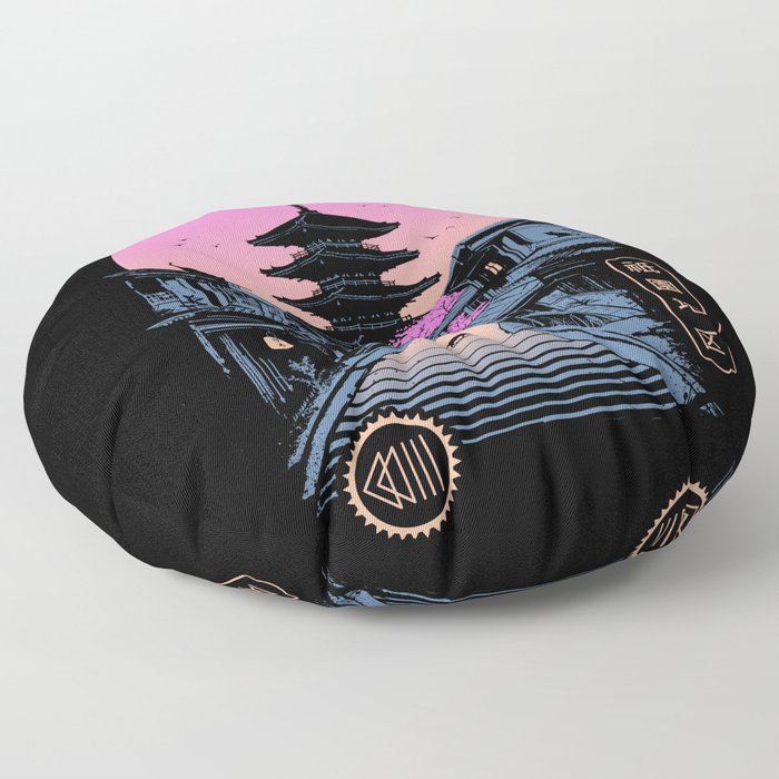 Pagoda Wave Aesthetics Floor Pillow