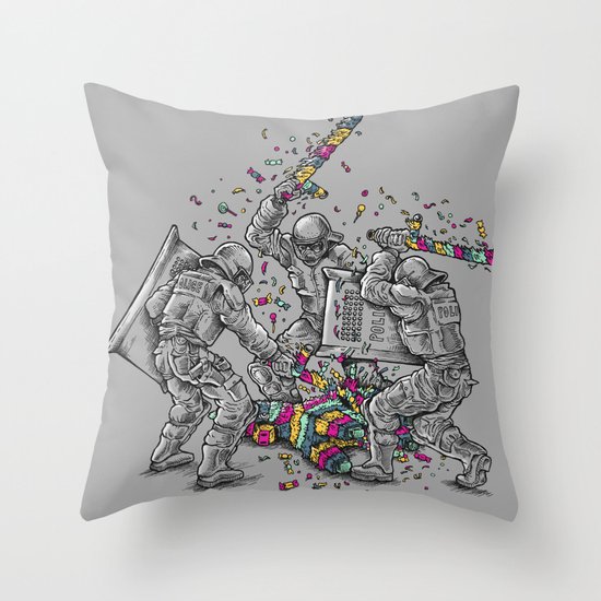 Police Brutality Throw Pillow