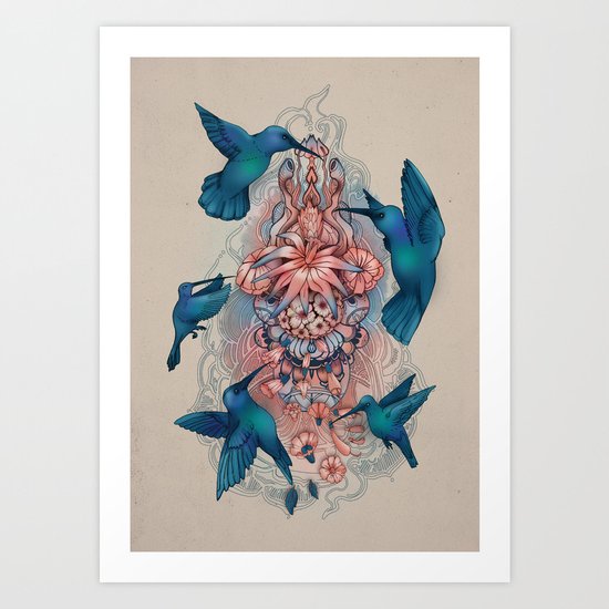kolibri Art Print