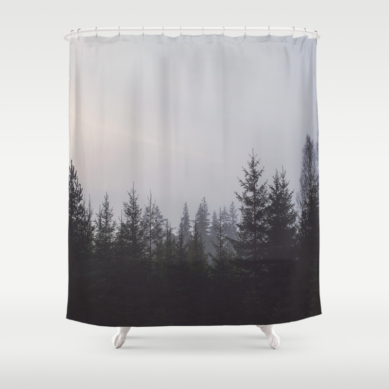 nature calls shower curtain
