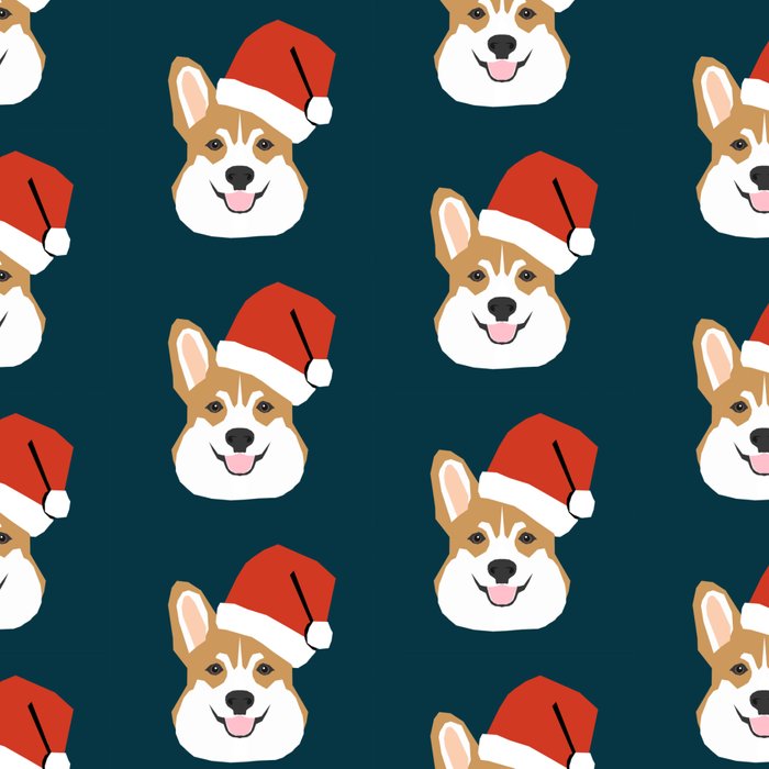 corgi christmas leggings