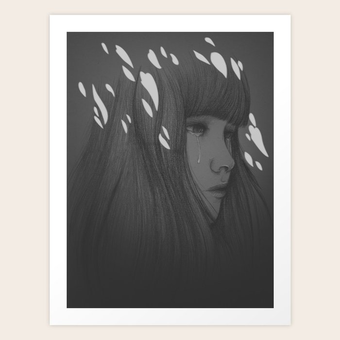 Faded Art Print by The White Deer Society6