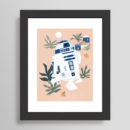 "Keep Calm and Droid On - R2-D2" by Maggie Stephenson Framed Art Print