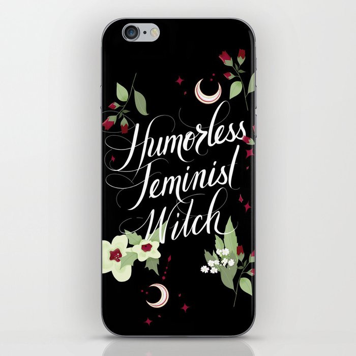 Humorless Feminist Witch iPhone Skin