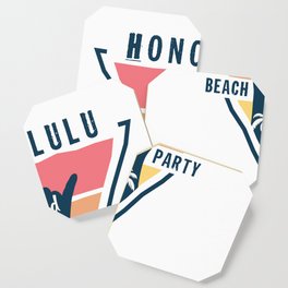 Honolulu beach party Coaster