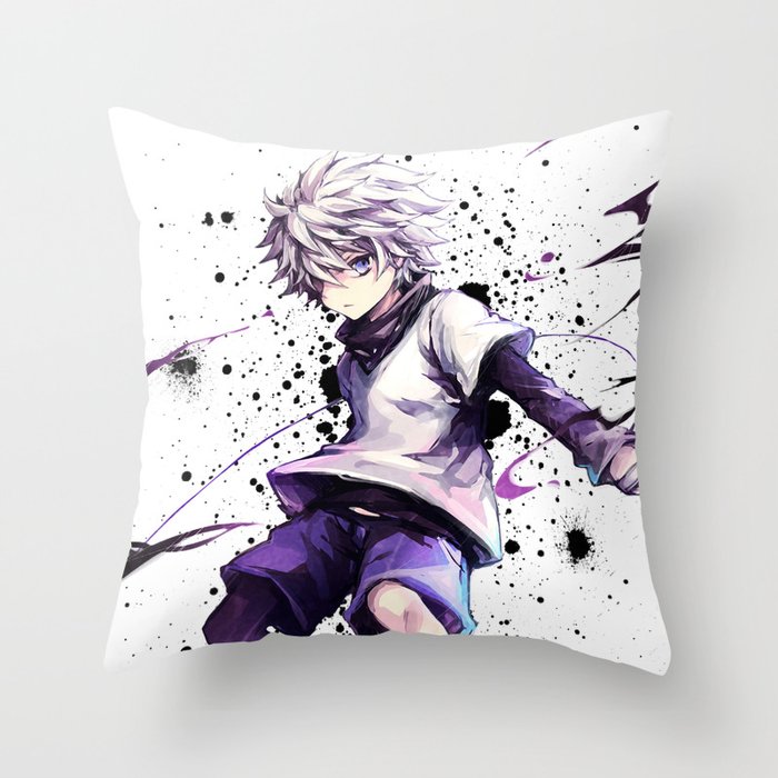Hunter X Hunter Killua Zoldyck Deko Kissen Von Maxiposters Society6