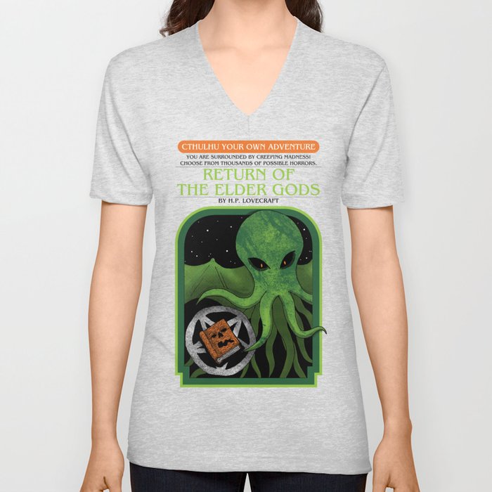 Cthulhu Your Own Adventure V Neck T Shirt