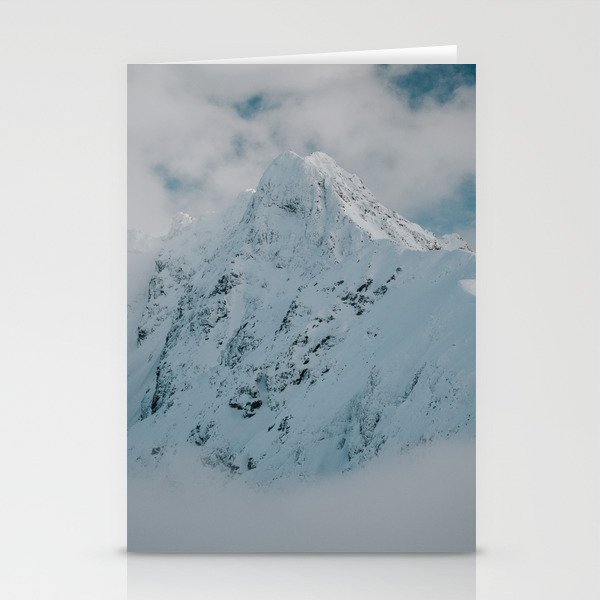 White peak - Landscape and Nature Photography Stationery Cards