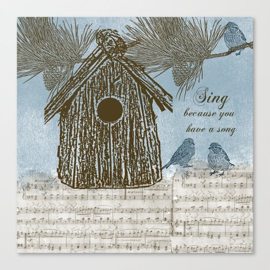 Bird Song Canvas Print