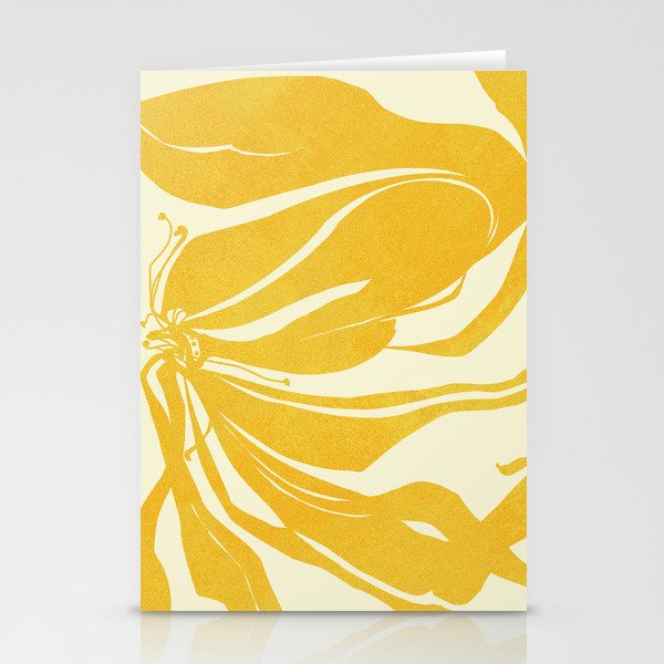 Yellow flowers Stationery Cards