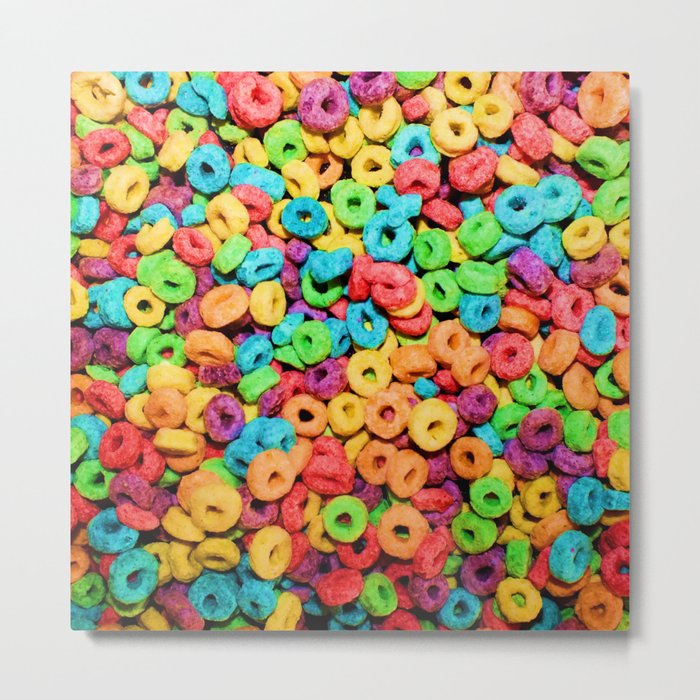 Fruit Loops Cereal Metal Print
