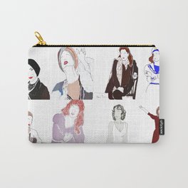 Patti LuPone Phantasmagoria  Carry-All Pouch | Lesmiserables, Diva, Masterclass, Fanart, Singer, Musicaltheater, Anythinggoes, Digital, Drawing, Actress 