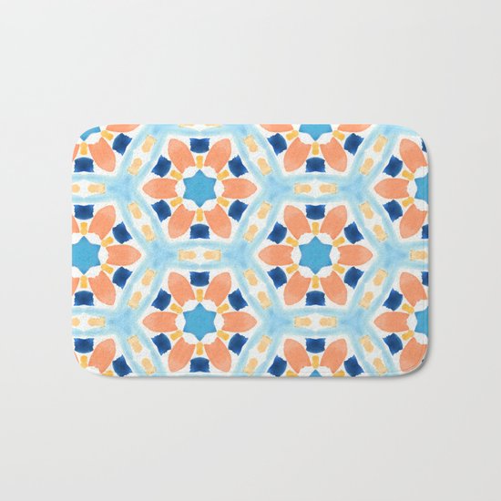 Moroccan Pattern V1 #society6 #decor #buyart Bath Mat