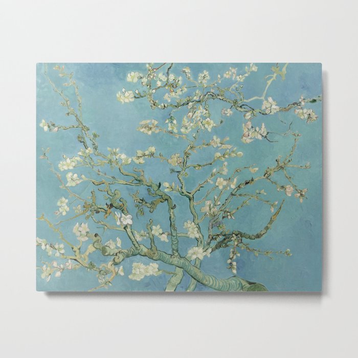 Vincent van Gogh - Almond Blossoms 1890 Metal Print