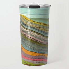 Vintage Geology cross section map, Levi Walter Yaggy geological chart 1893 Travel Mug | Land, Colorful, 19Thcentury, Map, Graphicdesign, Gift, Retro, Vintage, Naturalscientist, Topography 