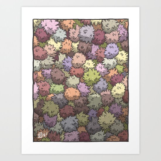 "T" Is For "Tribbles" Art Print