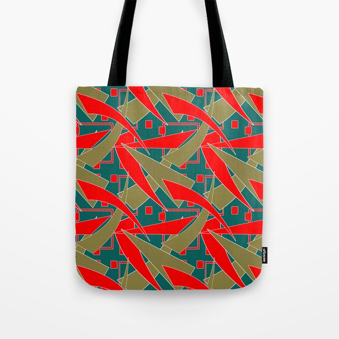 Creative Abstract Pattern Geometric Shapes Tote Bag By
