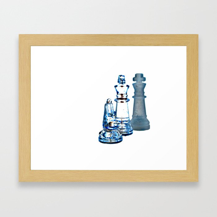 Chess Pieces Framed Art Print