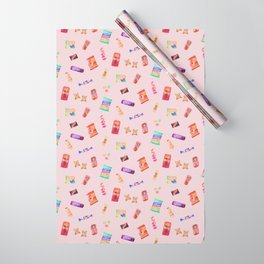 Asian Snacks Wrapping Paper