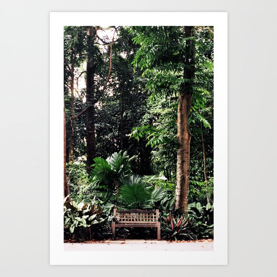 Bench Art Print