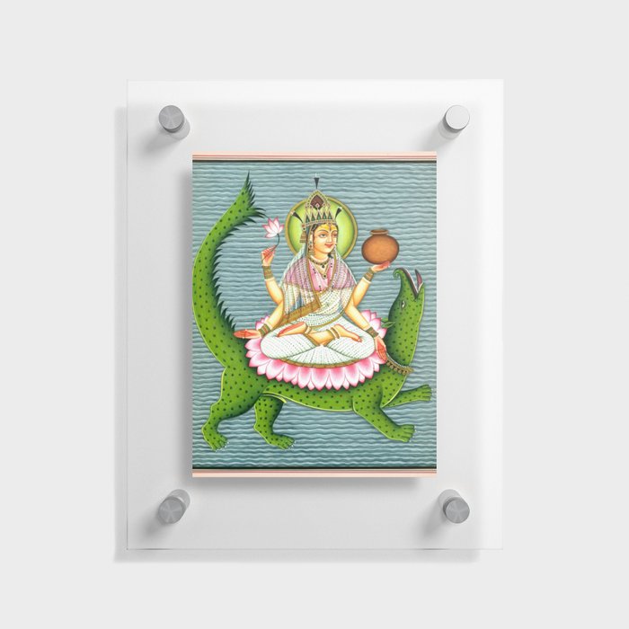 Goddess Ganga Floating Acrylic Print