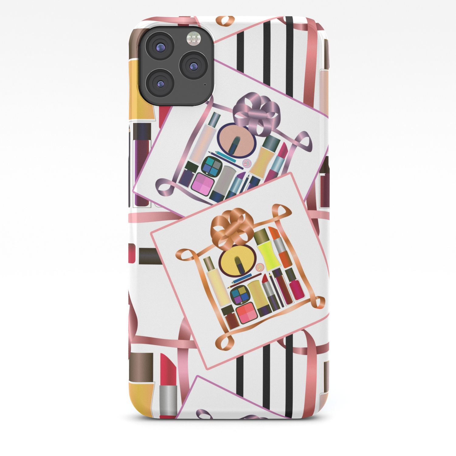 Set Of Cosmetics And Perfumes Iphone Case By Fuzzyfox85 Society6