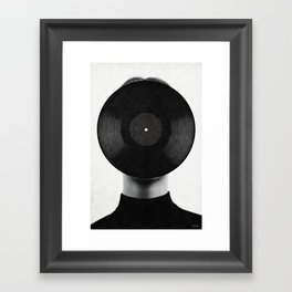 Vinyl record Framed Art Print