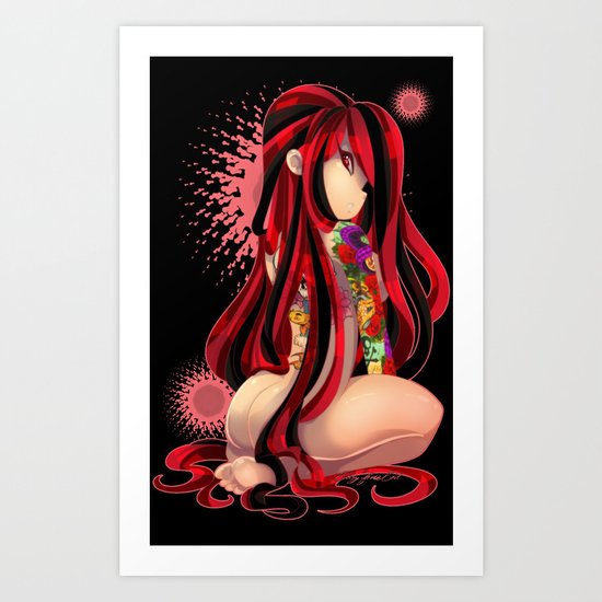 Oriental Namakashii Art Print
