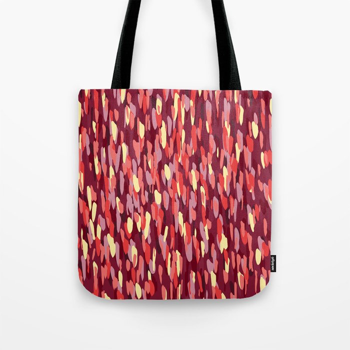 Small Dot Red Tote Bag