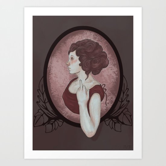 Cameo Art Print