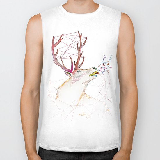October Deer Biker Tank