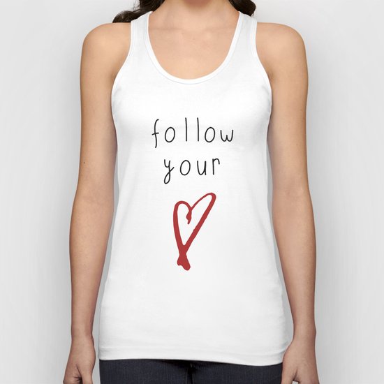 Follow your Heart Unisex Tank Top
