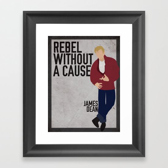 Rebel Without A Cause Framed Art Print