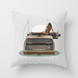 (No) More Love Letters Throw Pillow
