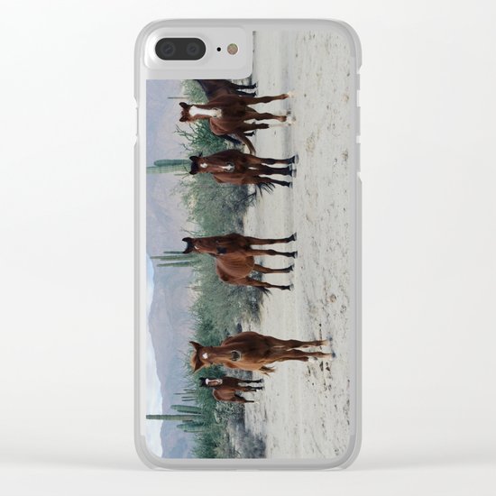 Bahía de los Ángeles Wild Horses Clear iPhone Case