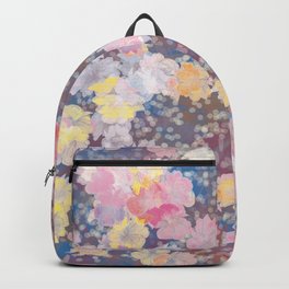 Flower Abstract-Art Print Backpack