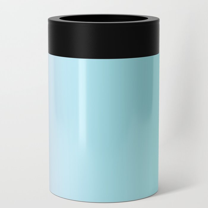 Modern Minimalist Teal Pink Ombre Can Cooler