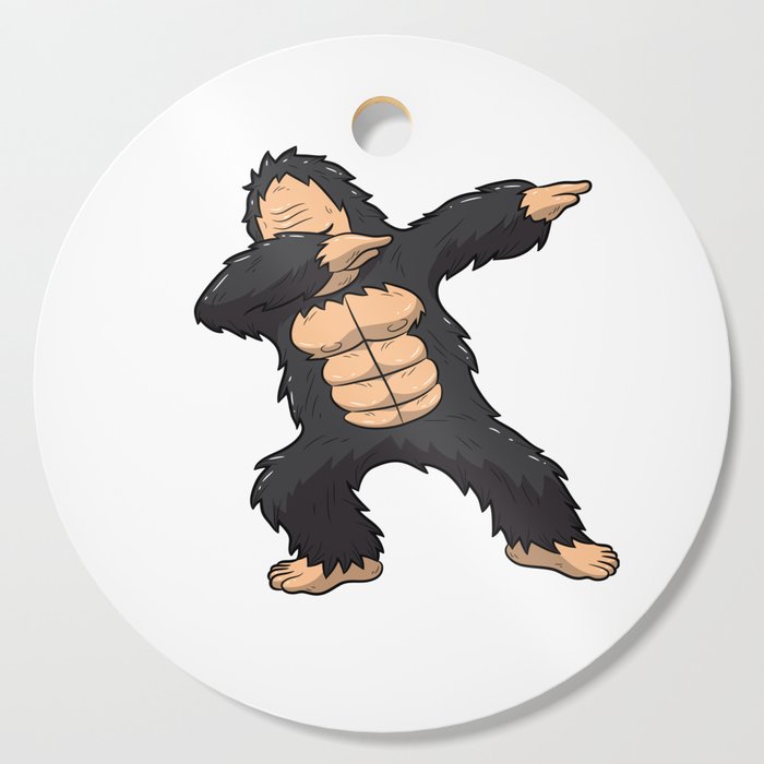 Dabbing Gorilla Shirt Ape Monkey Big Foot Dab Kids Cutting Board