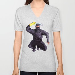 Bathroom Ninja V Neck T Shirt