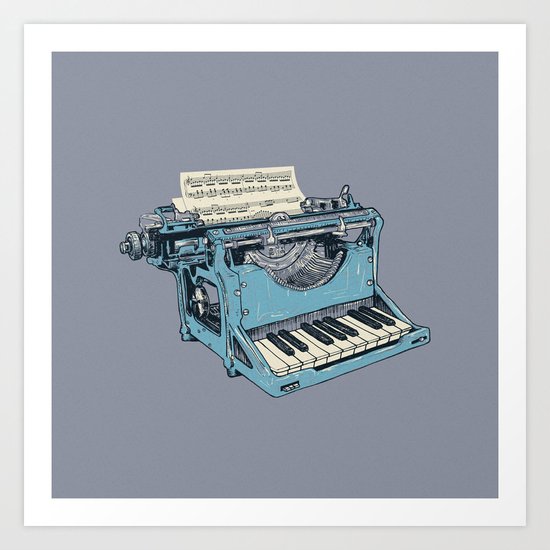 The Composition. Art Print