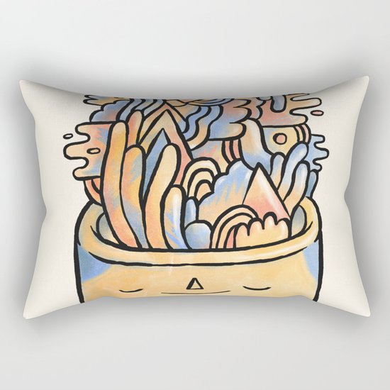 Mind Slime Rectangular Pillow