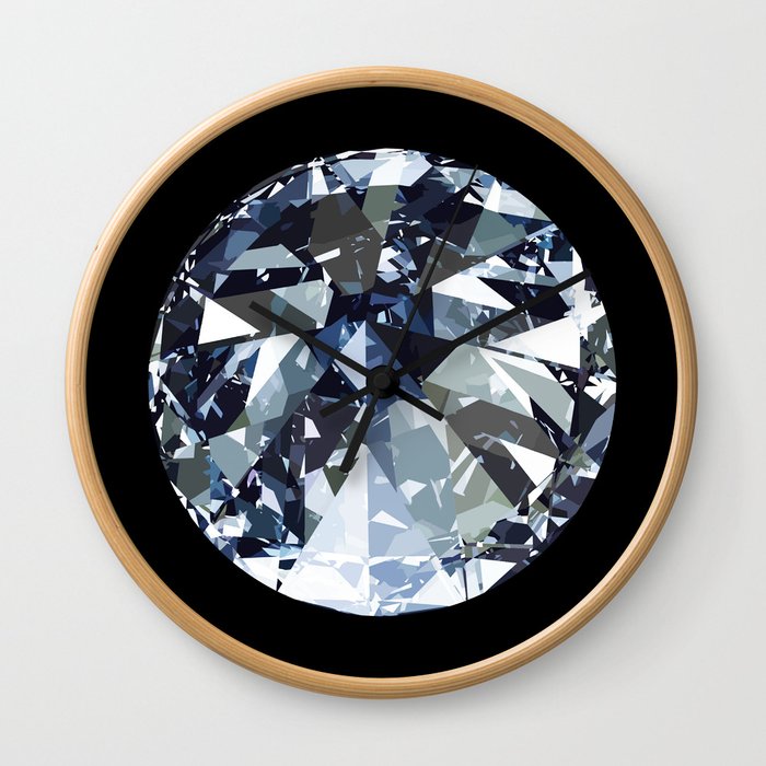 Diamond is Forever Wall Clock